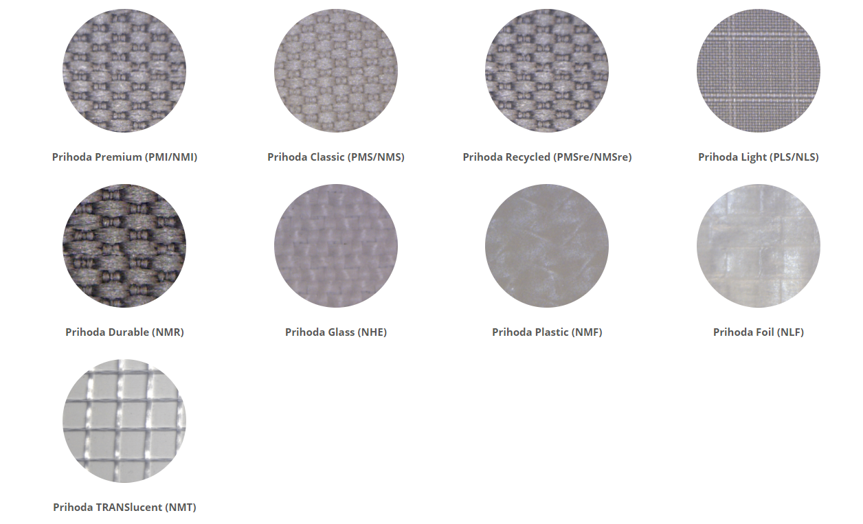 Gaines textiles Prihoda - tissus disponibles | Prihoda HVAC